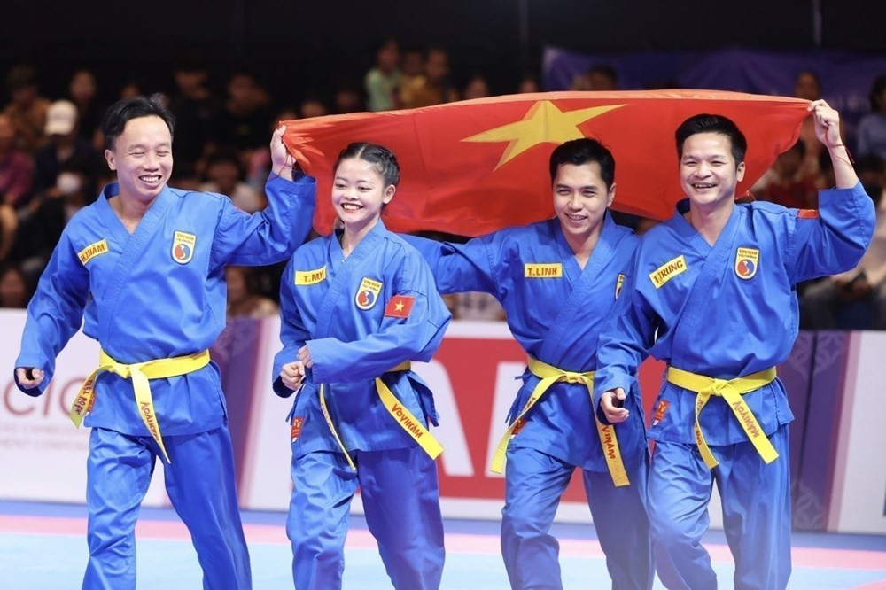 [Photos] Vietnam’s “Golden Faces” at SEA Games 32